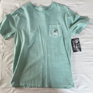 Hooey Light Green Cotton Tee